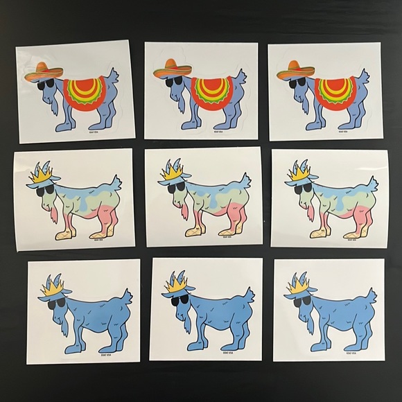 Goat Usa Other 9 Pack Goat Usa Stickers Poshmark